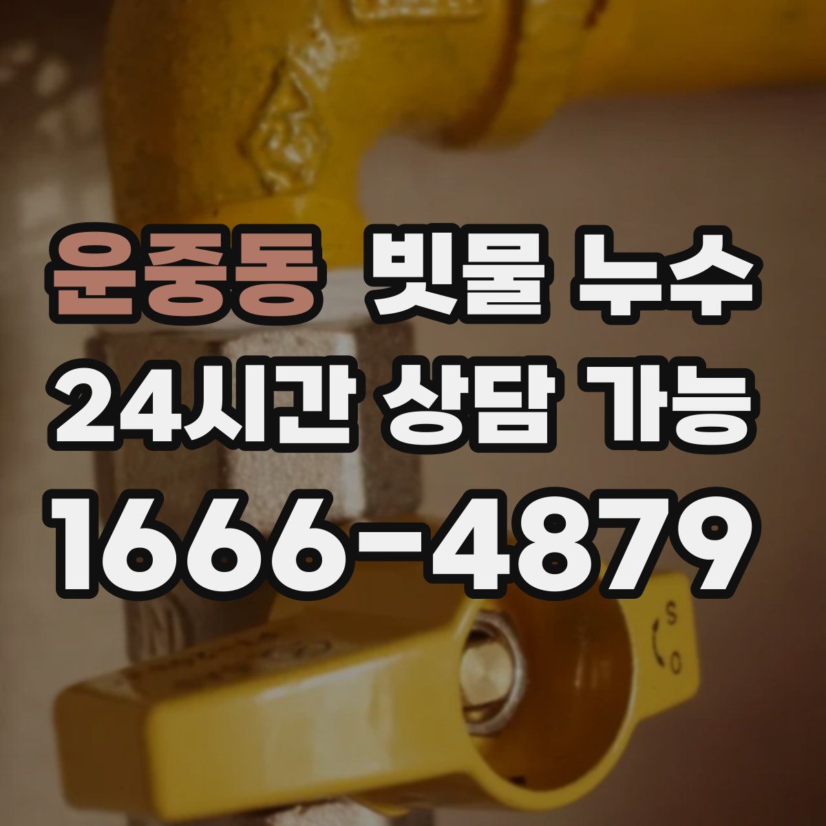 운중동 빗물 누수