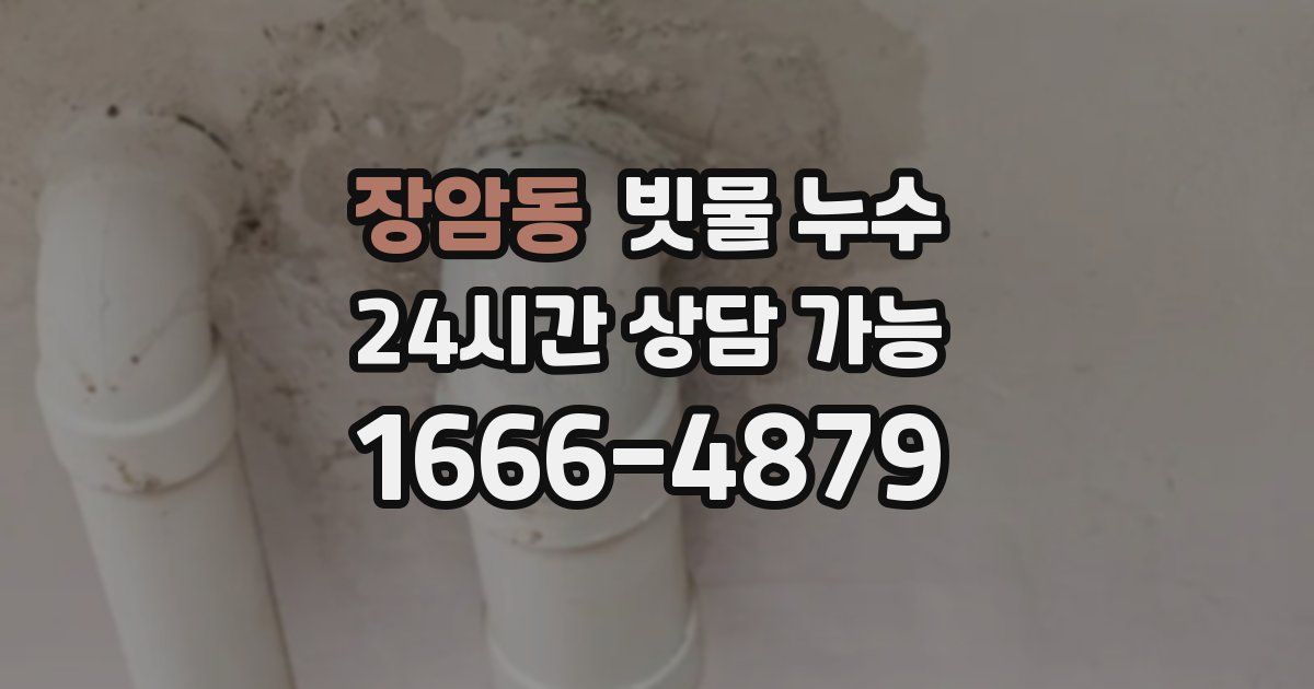 장암동 빗물 누수