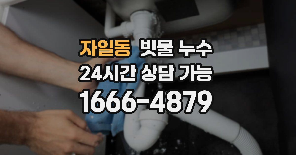 자일동 빗물 누수