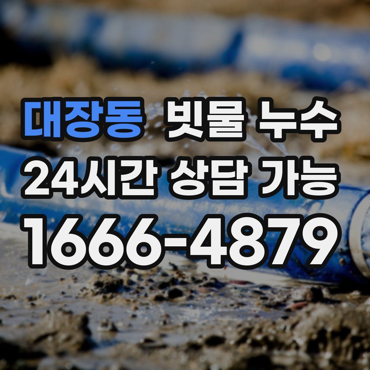 대장동 빗물 누수