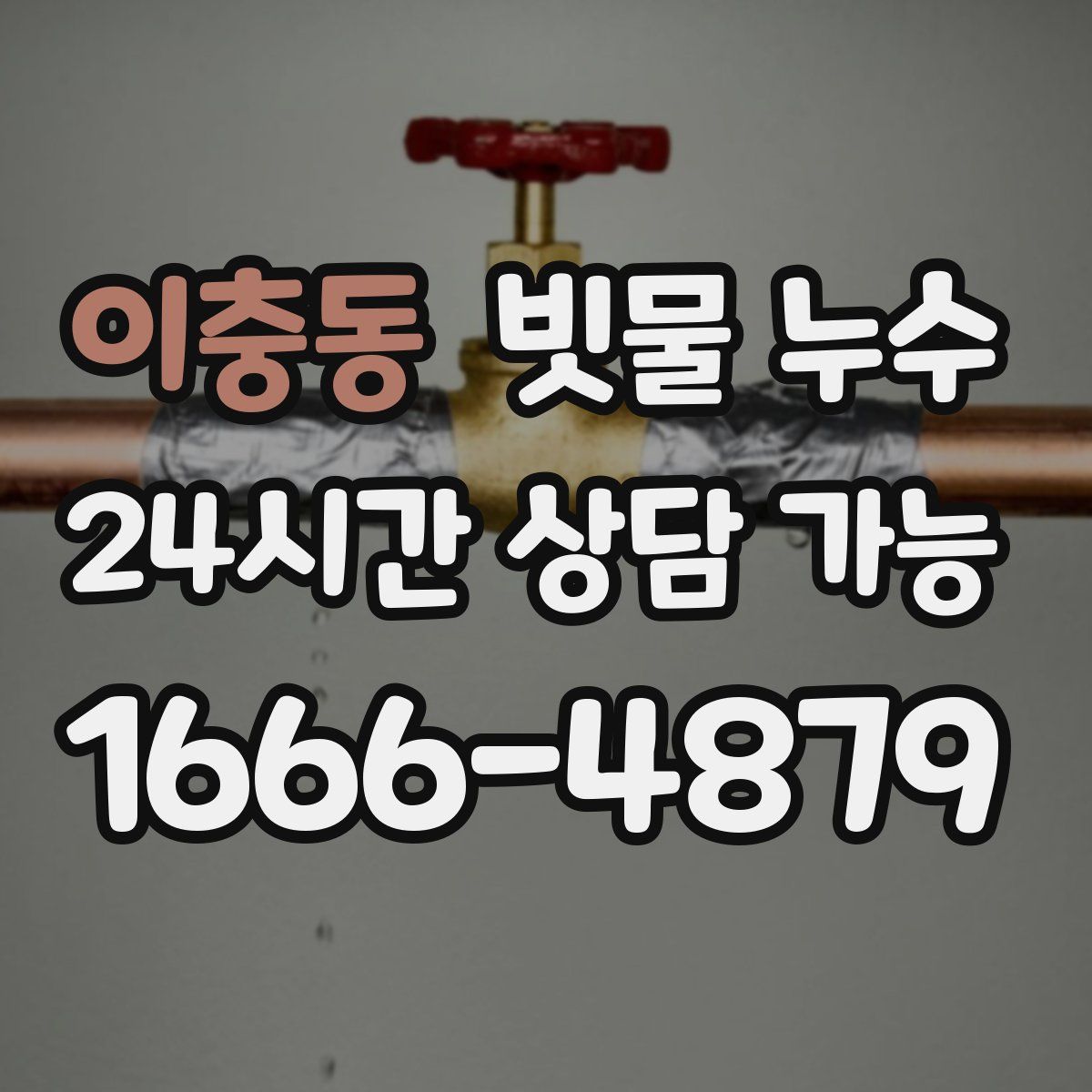이충동 빗물 누수