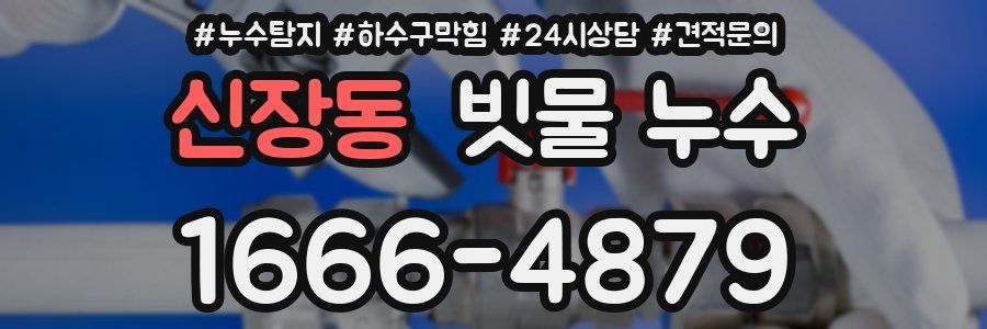 신장동 빗물 누수