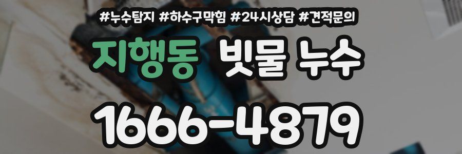 지행동 빗물 누수