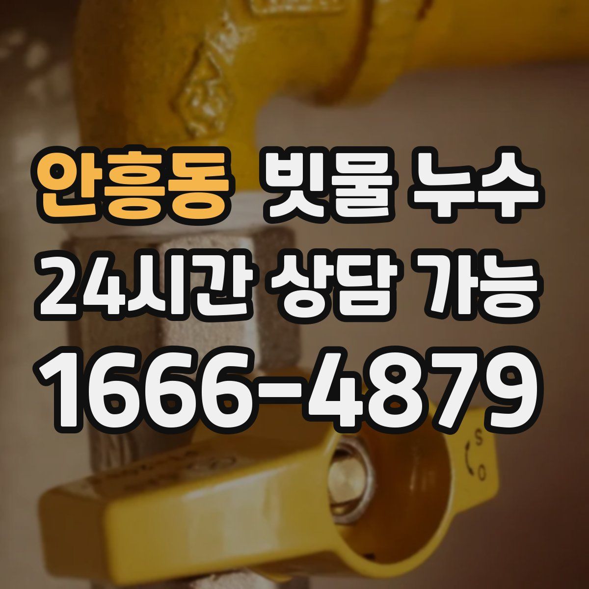 안흥동 빗물 누수
