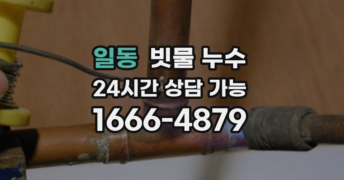 일동 빗물 누수