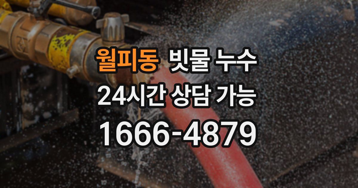 월피동 빗물 누수