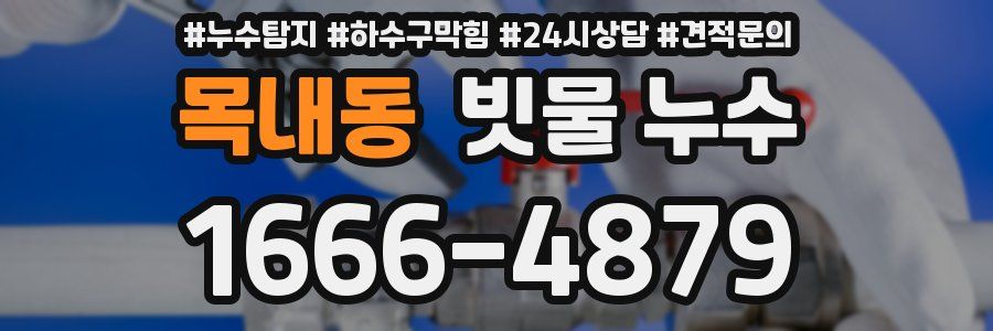 목내동 빗물 누수