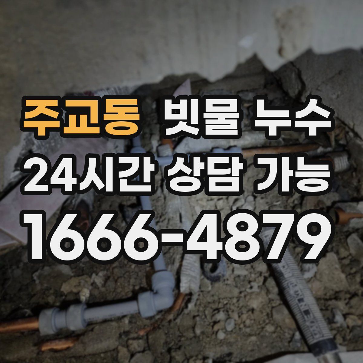 주교동 빗물 누수