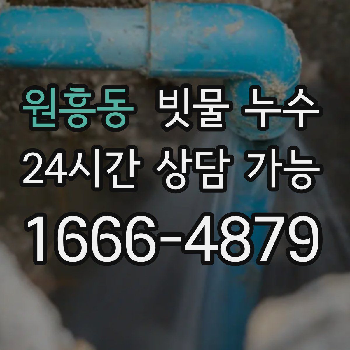 원흥동 빗물 누수