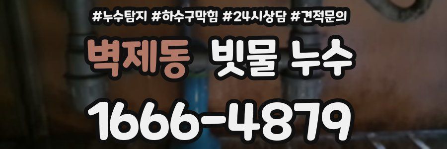벽제동 빗물 누수