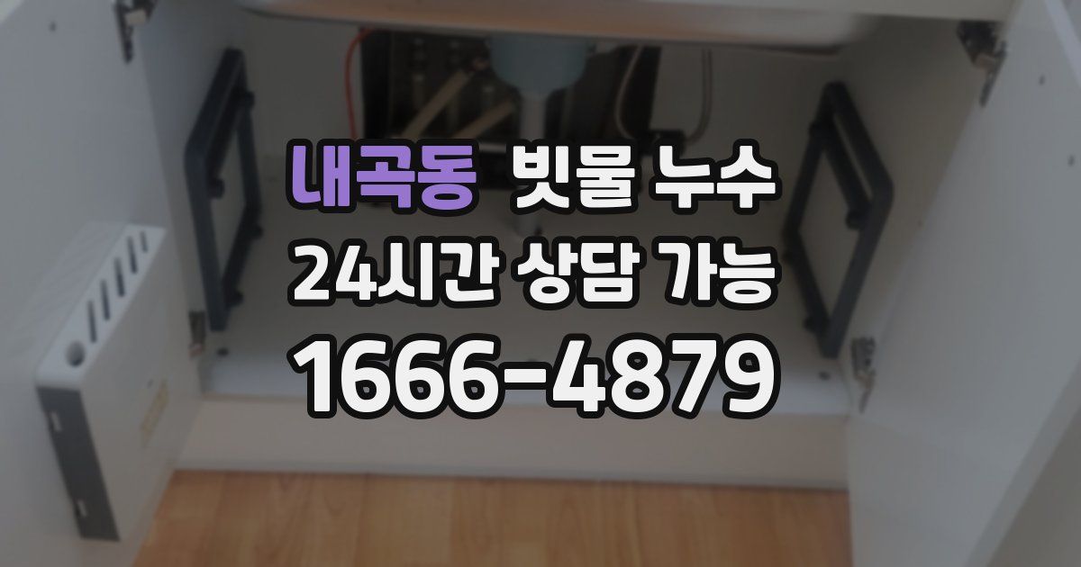 내곡동 빗물 누수