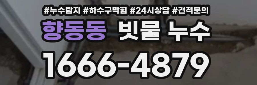 향동동 빗물 누수