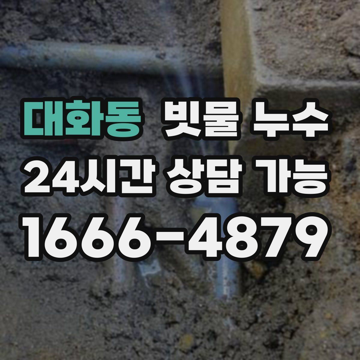 대화동 빗물 누수