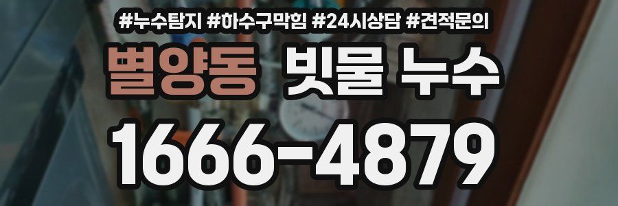 별양동 빗물 누수