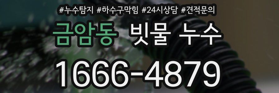 금암동 빗물 누수