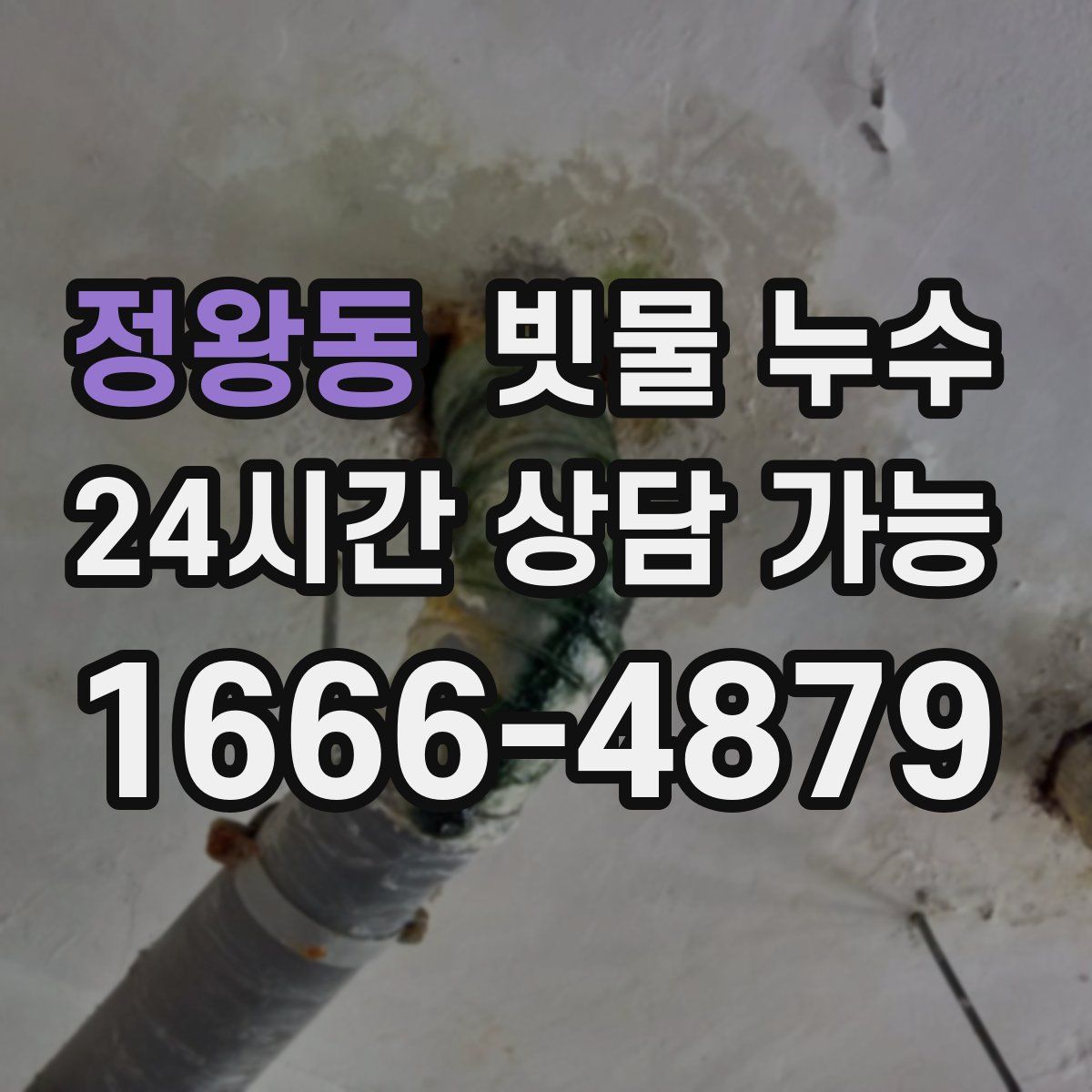 정왕동 빗물 누수