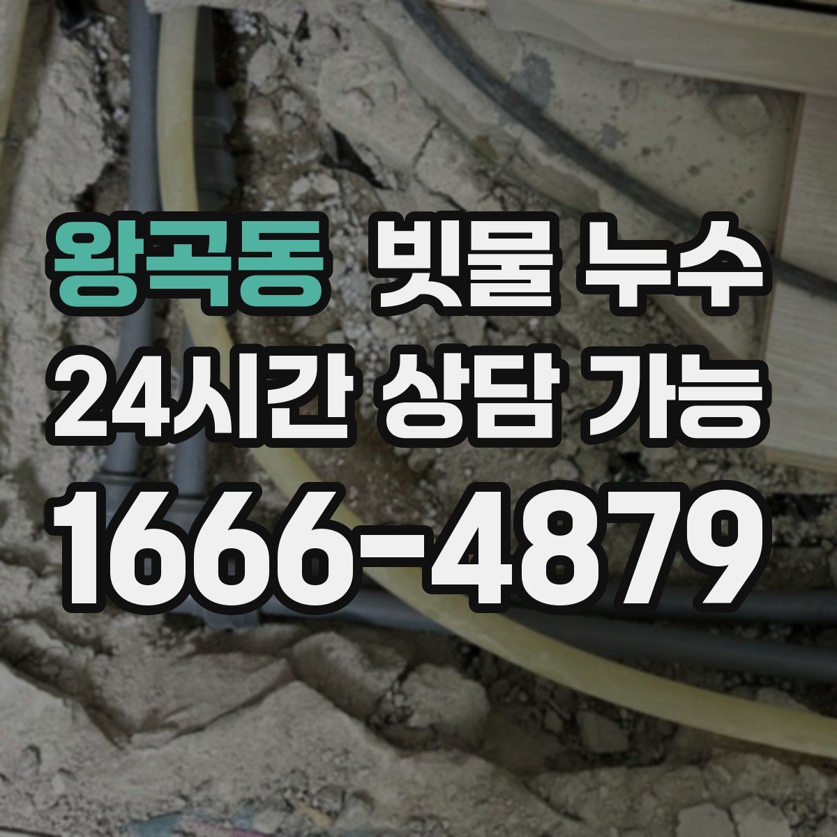 왕곡동 빗물 누수