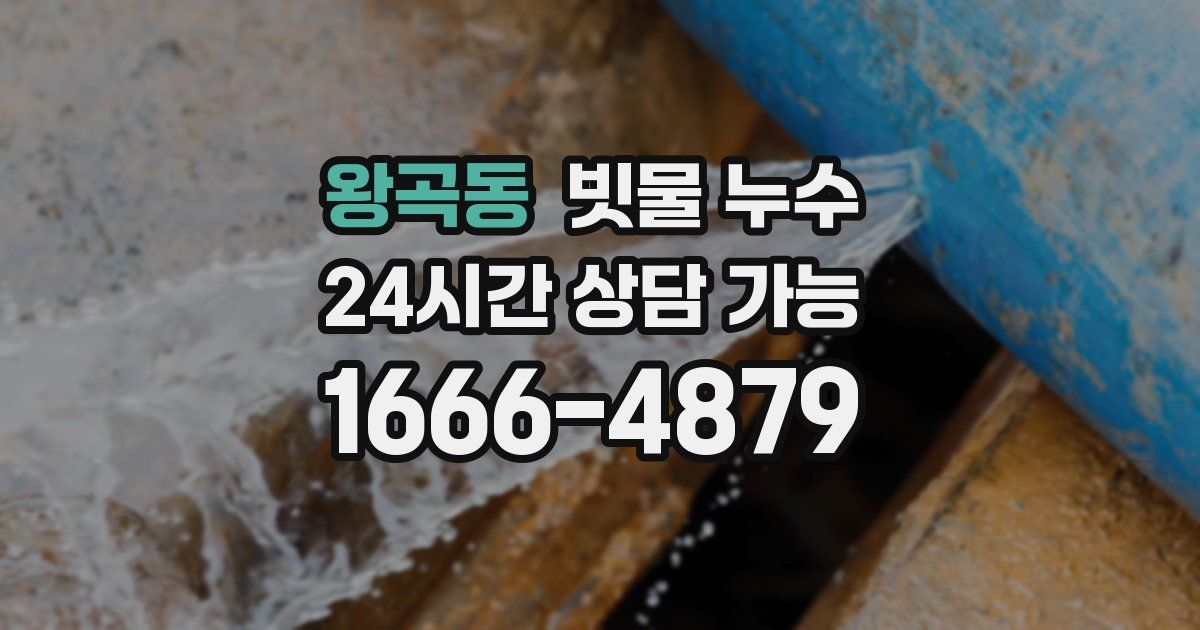 왕곡동 빗물 누수