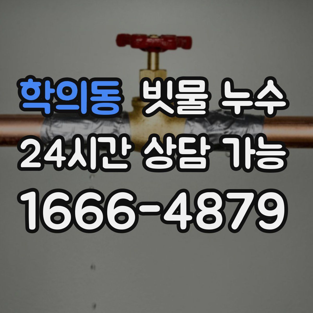 학의동 빗물 누수