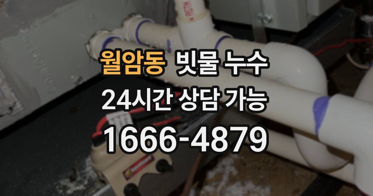 월암동 빗물 누수
