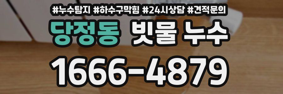 당정동 빗물 누수