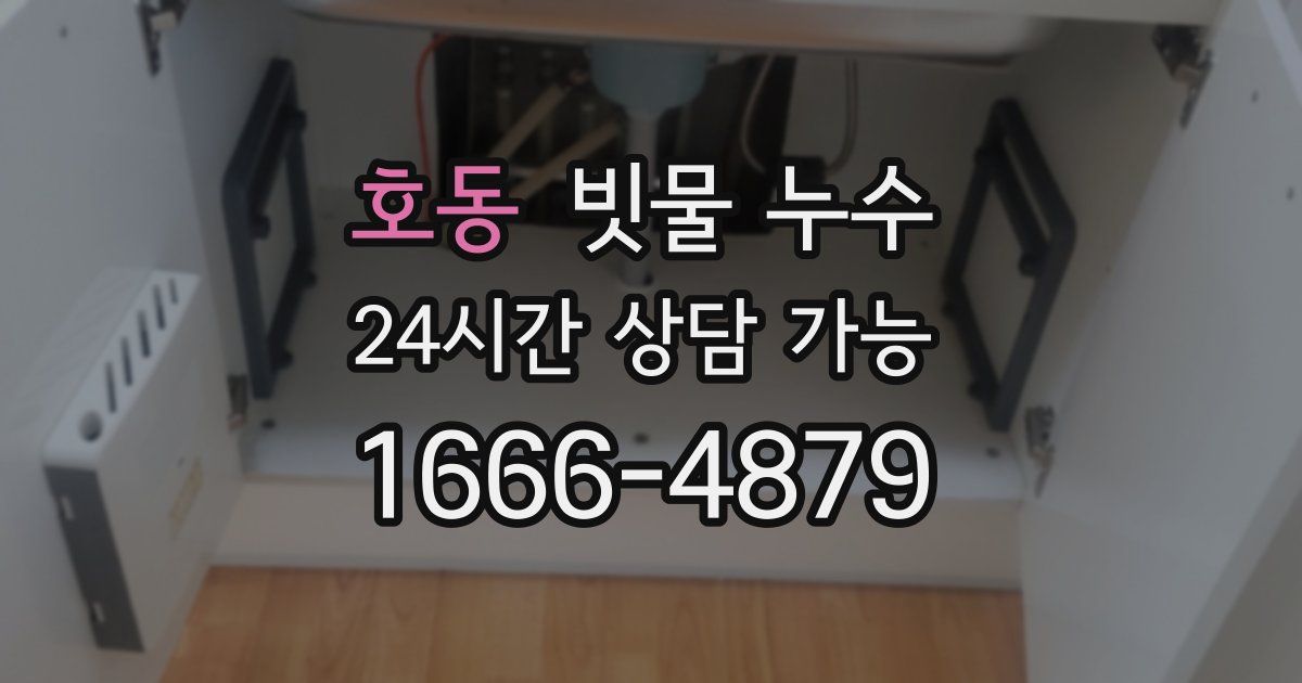 호동 빗물 누수
