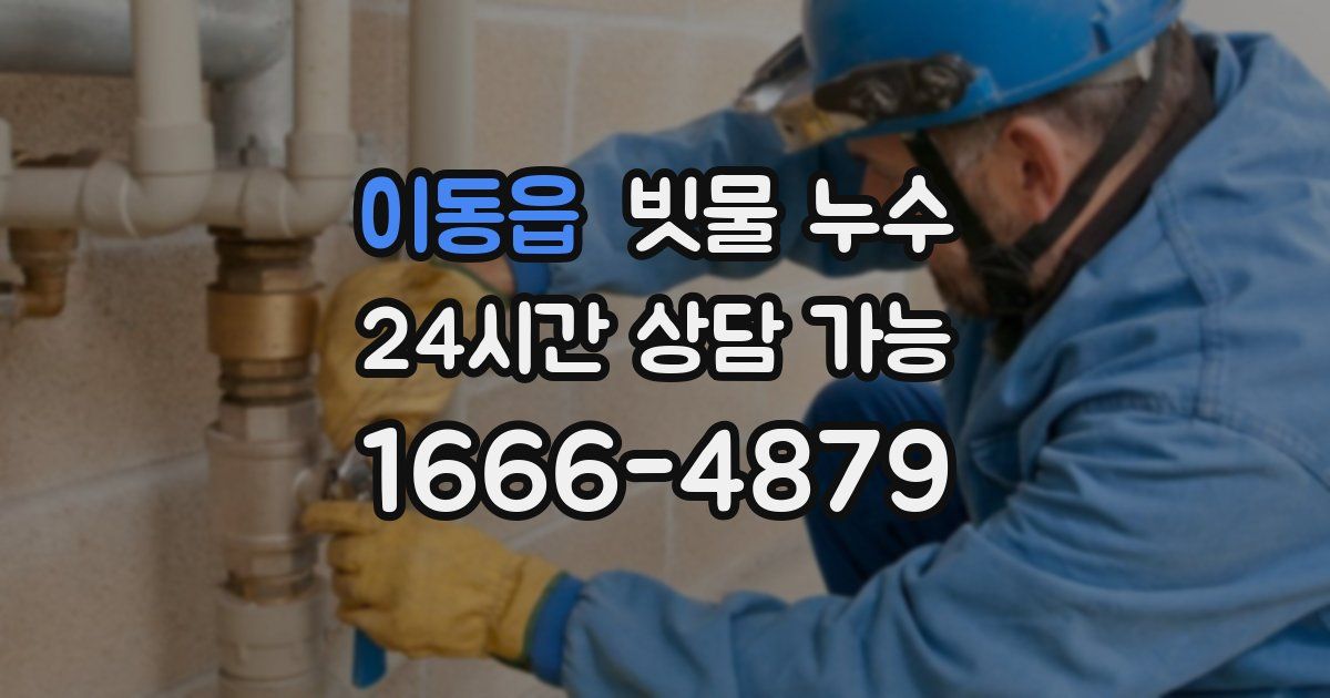 이동읍 빗물 누수