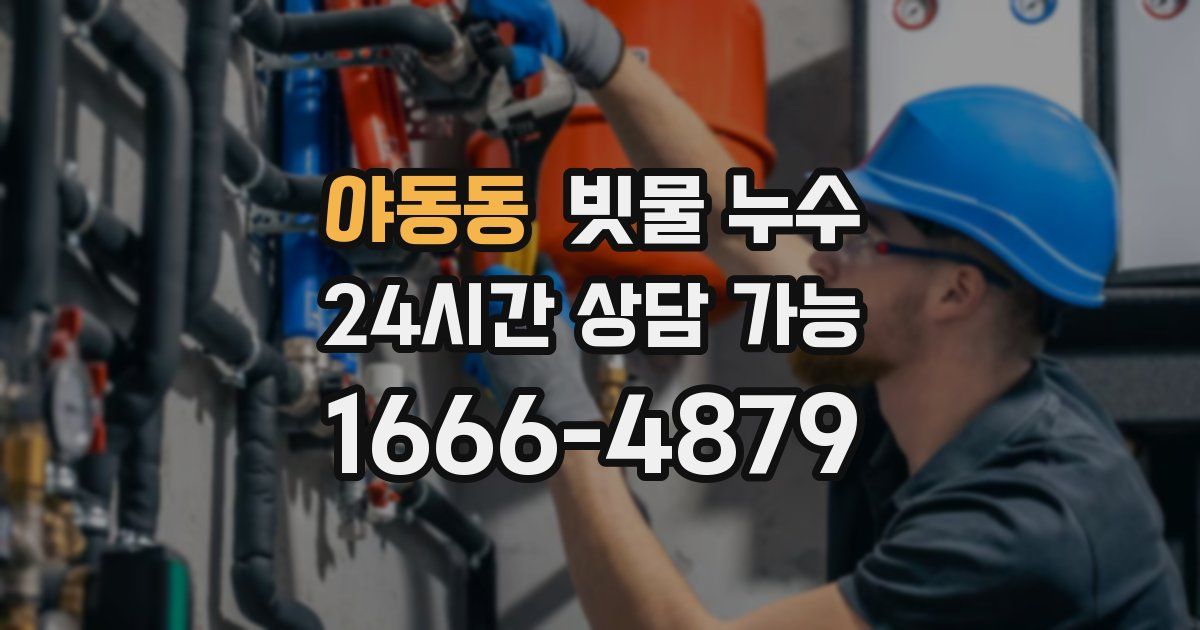야동동 빗물 누수