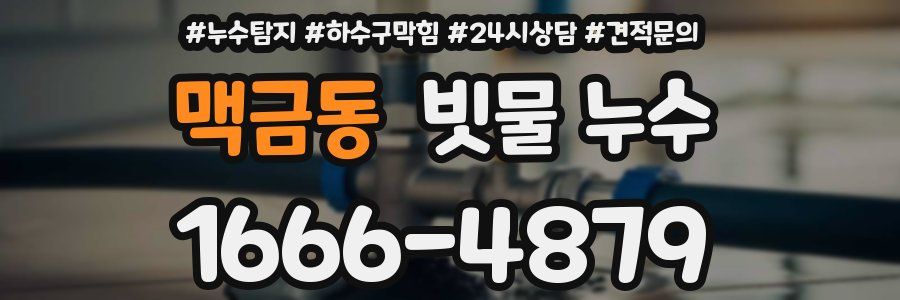 맥금동 빗물 누수