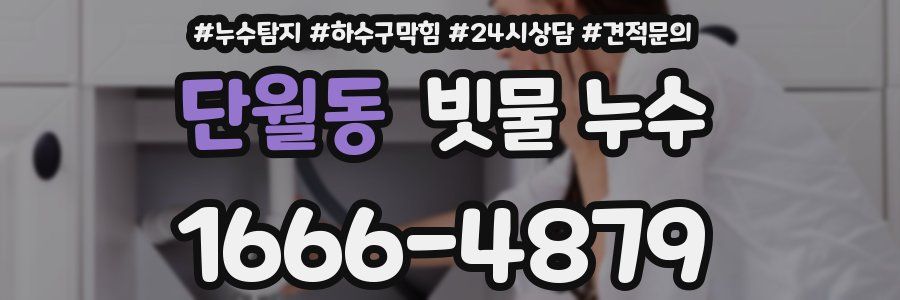 단월동 빗물 누수