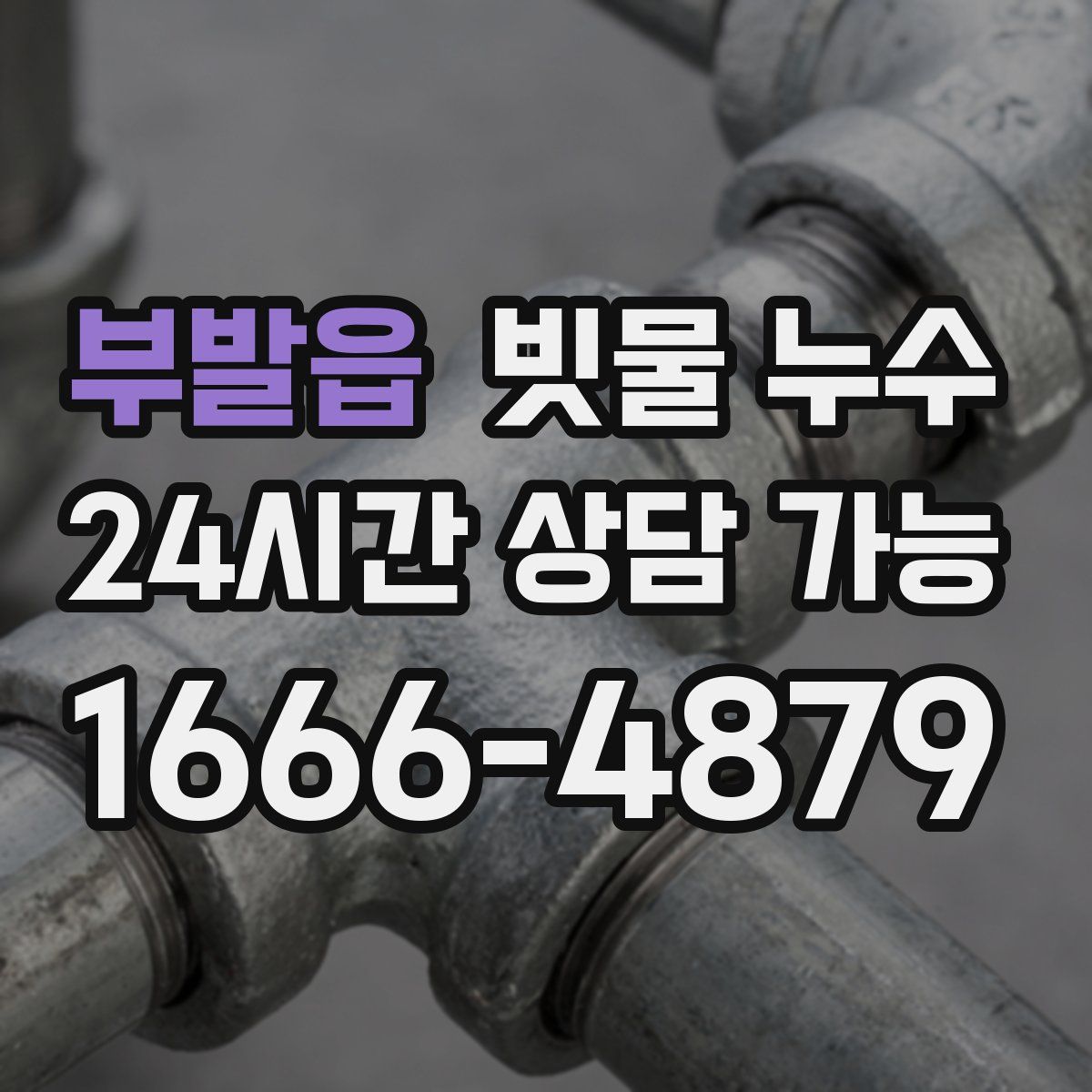 부발읍 빗물 누수