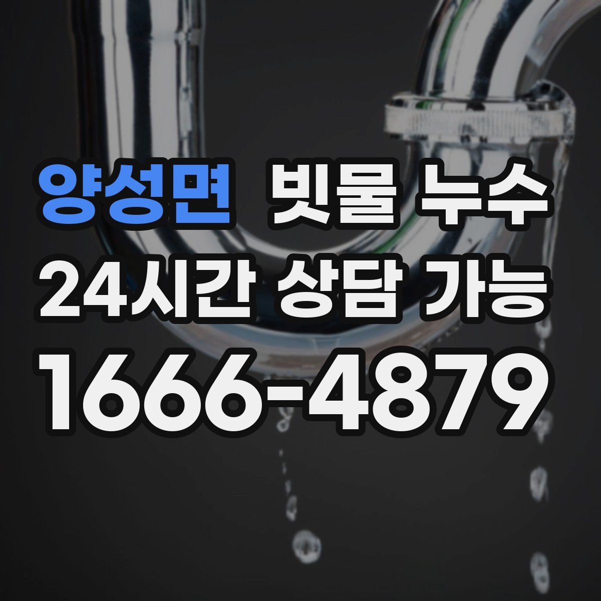 양성면 빗물 누수