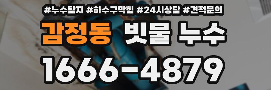 감정동 빗물 누수