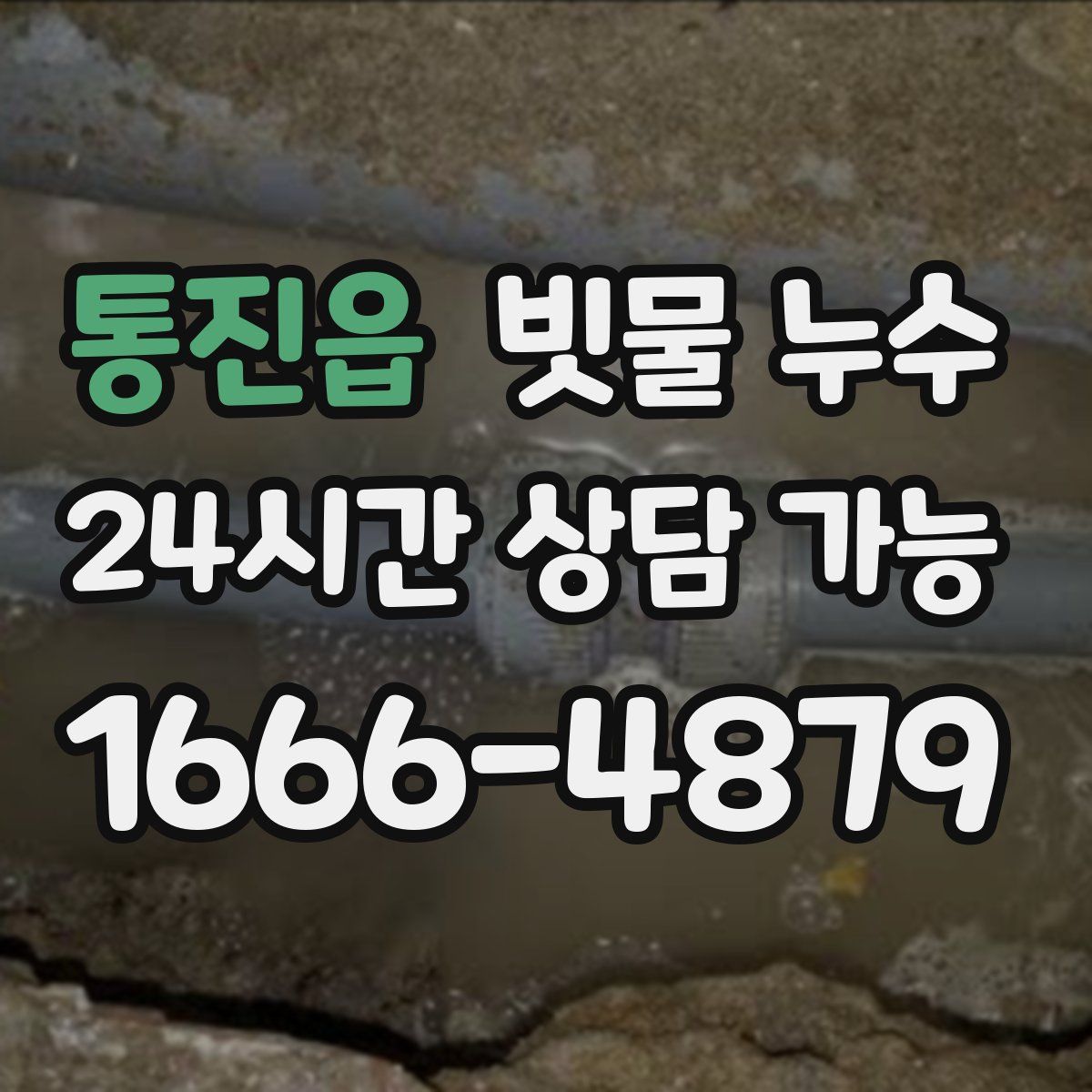 통진읍 빗물 누수