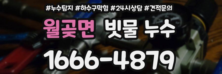 월곶면 빗물 누수