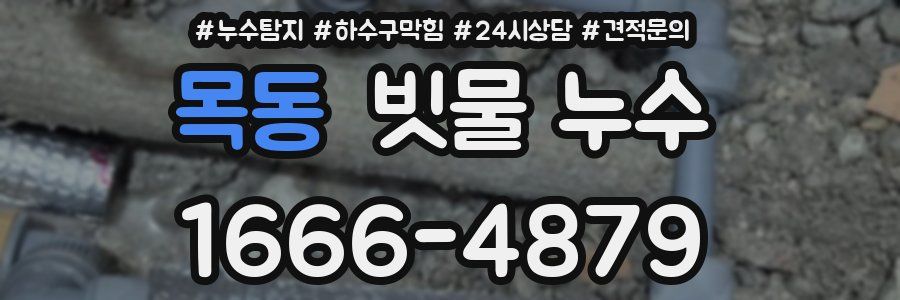목동 빗물 누수