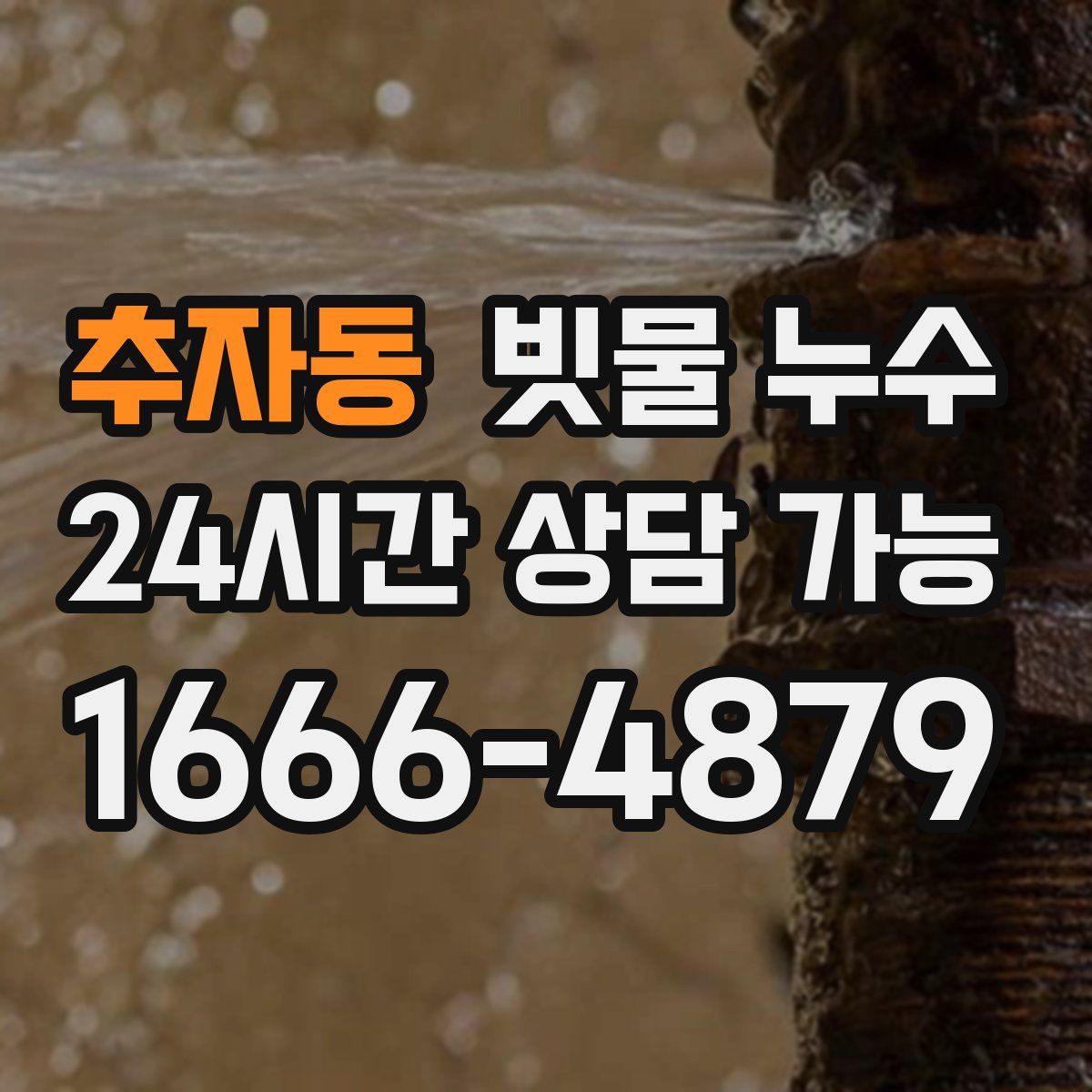추자동 빗물 누수