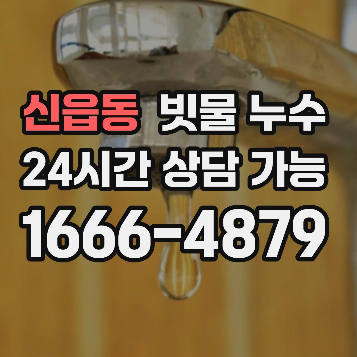 신읍동 빗물 누수