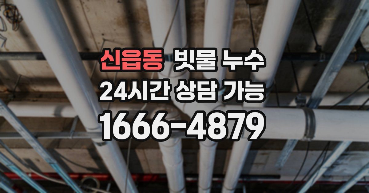 신읍동 빗물 누수