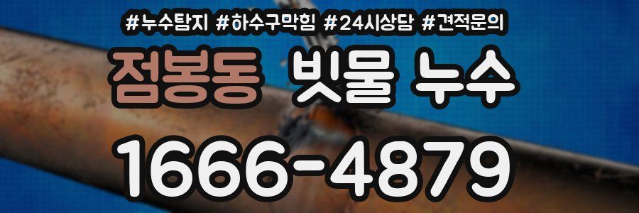 점봉동 빗물 누수