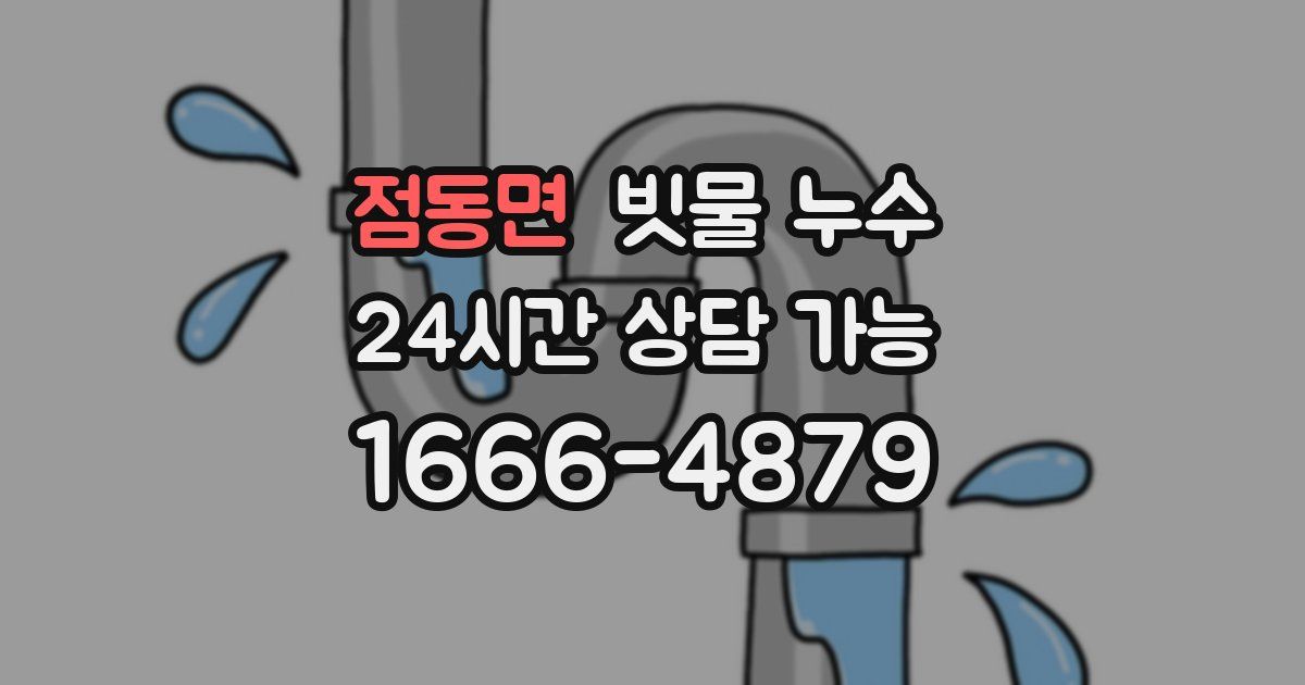 점동면 빗물 누수