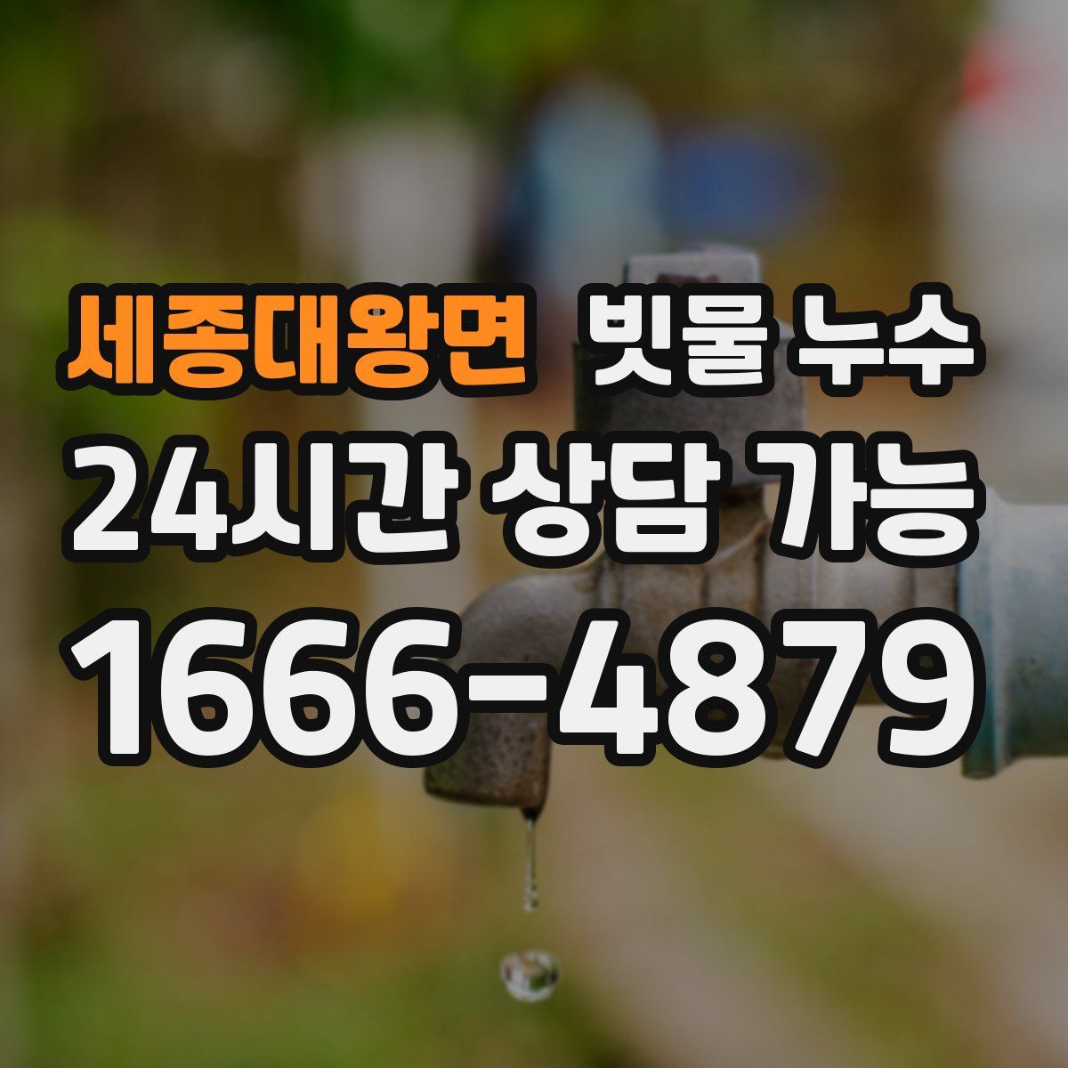 세종대왕면 빗물 누수