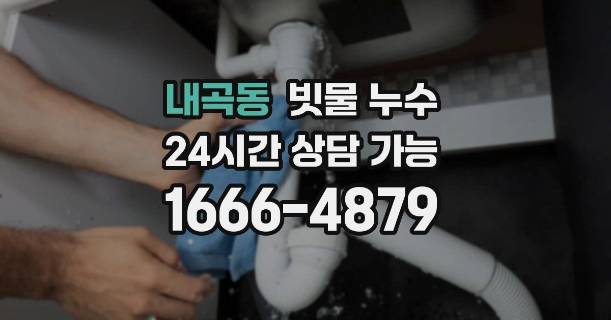 내곡동 빗물 누수