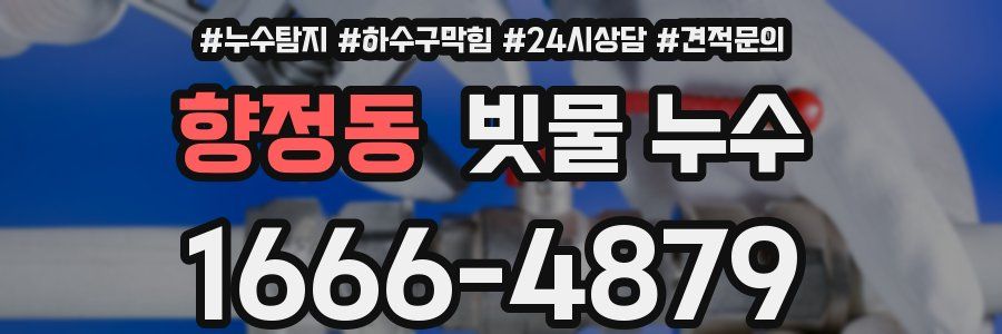 향정동 빗물 누수