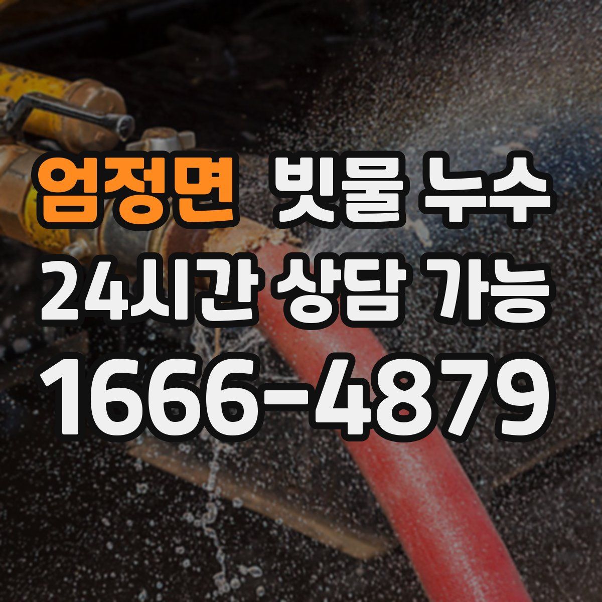 엄정면 빗물 누수