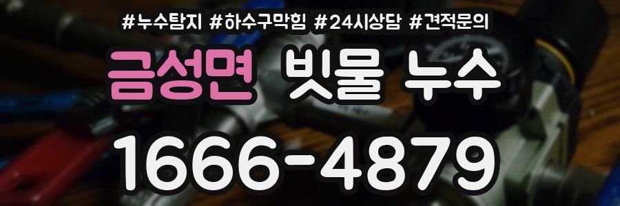 금성면 빗물 누수