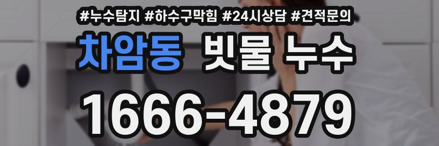차암동 빗물 누수