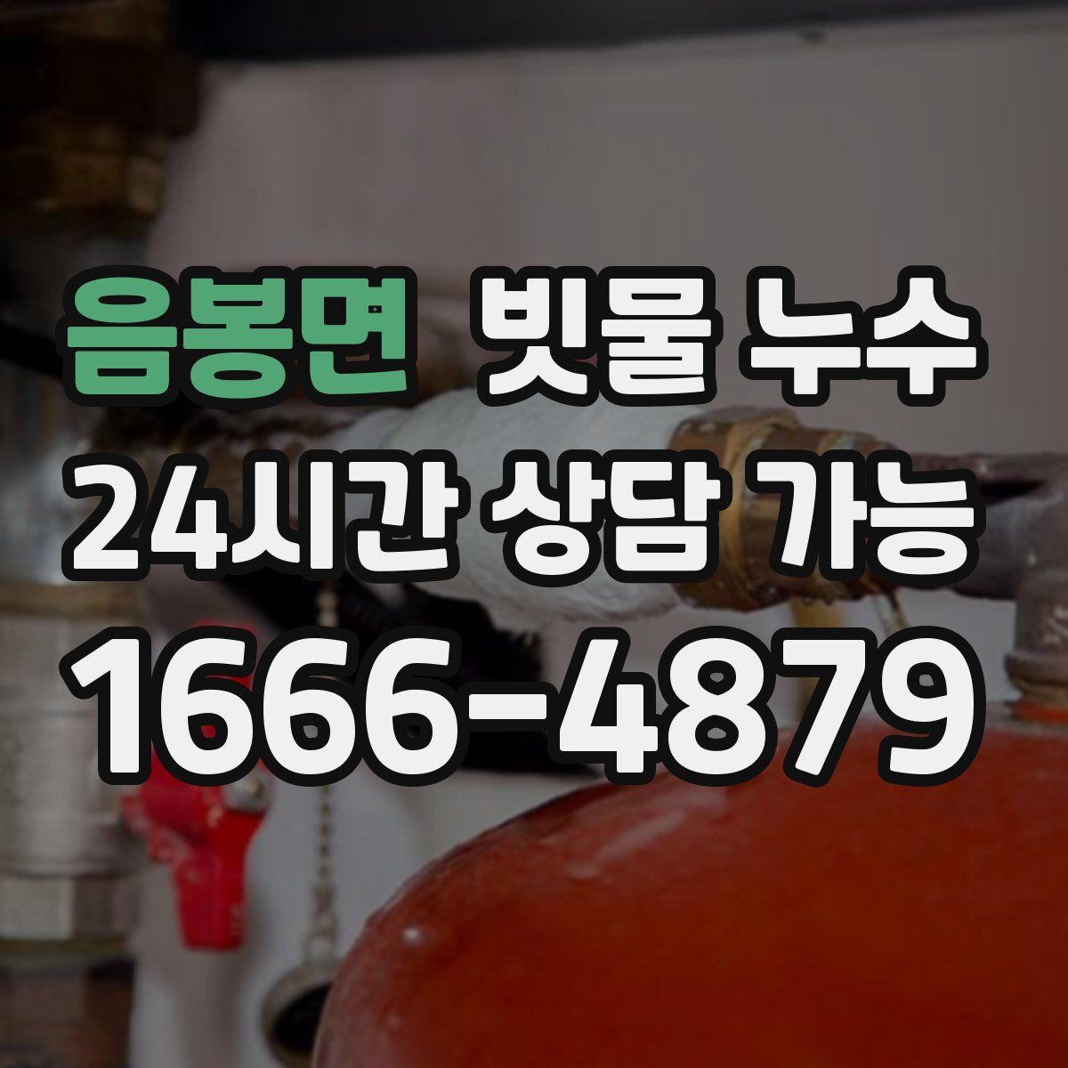 음봉면 빗물 누수
