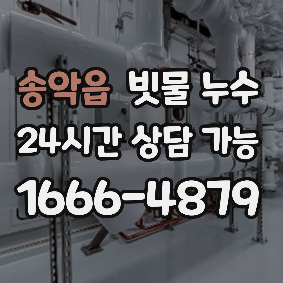 송악읍 빗물 누수