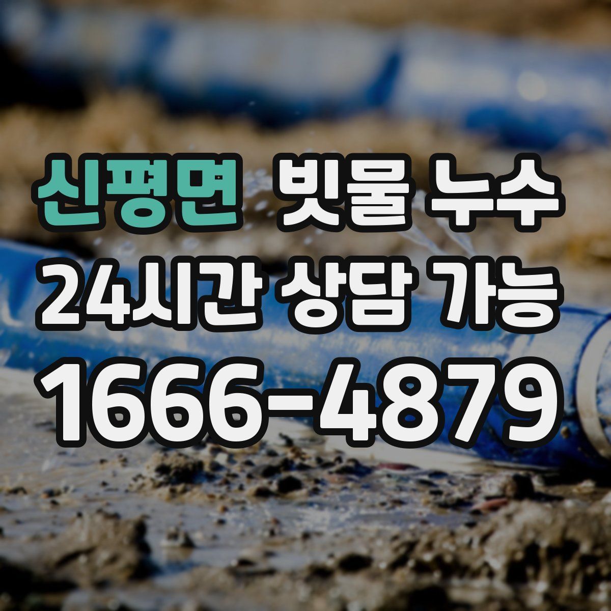 신평면 빗물 누수